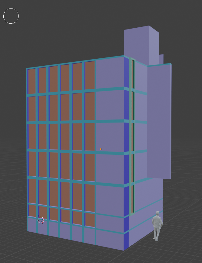 3D Building made in Blender
